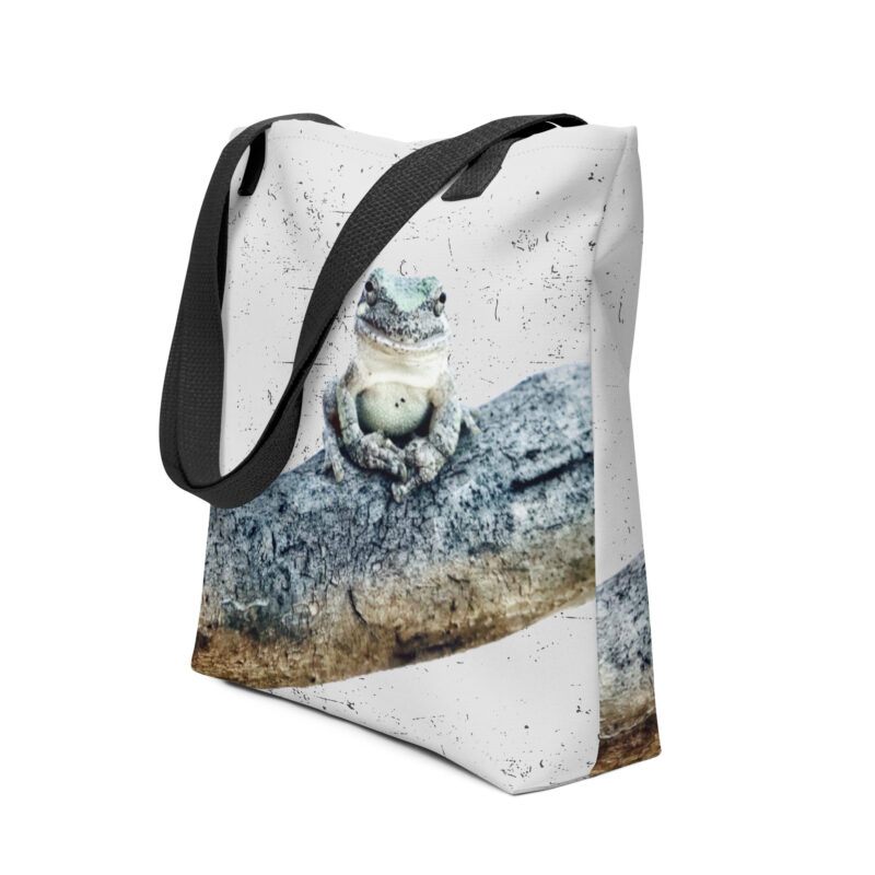 Sir Ribbit – Graphic Tote tote bags (front view)