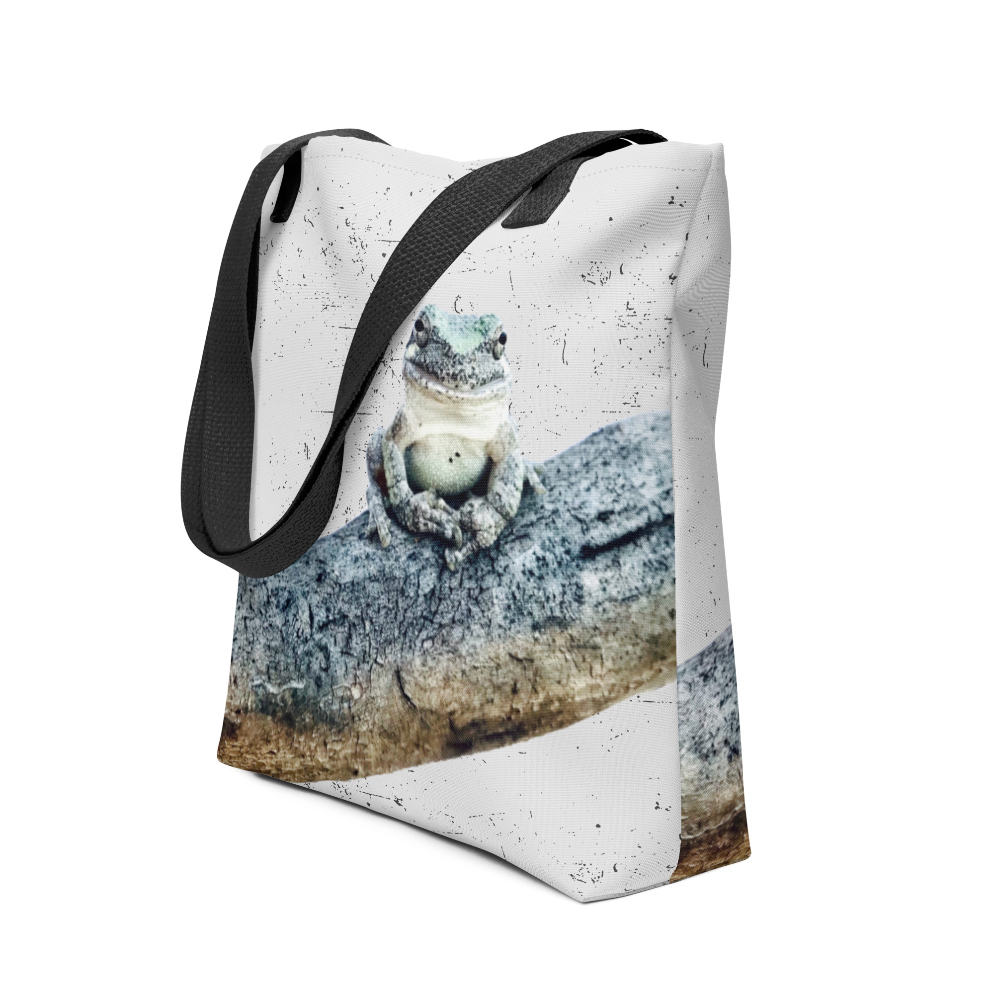 Sir Ribbit – Graphic Tote Sir Ribbit – Graphic Tote tote bags (front view)