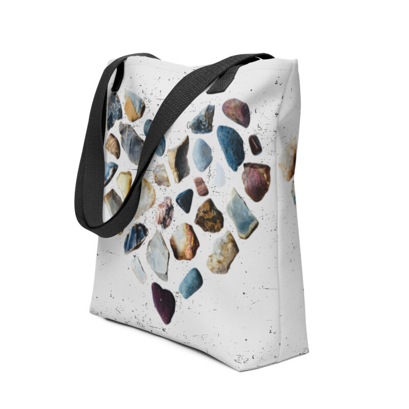 Heart of Stones – Graphic Tote Heart of Stones – Graphic Tote tote bags (front view)
