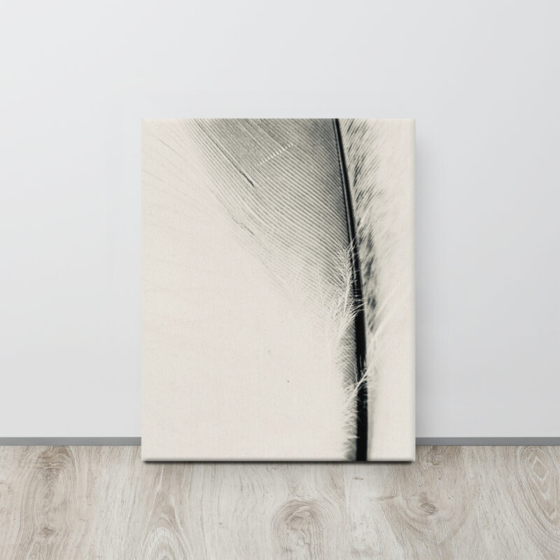 Serene Cascade gallery wrapped canvas art (front view)