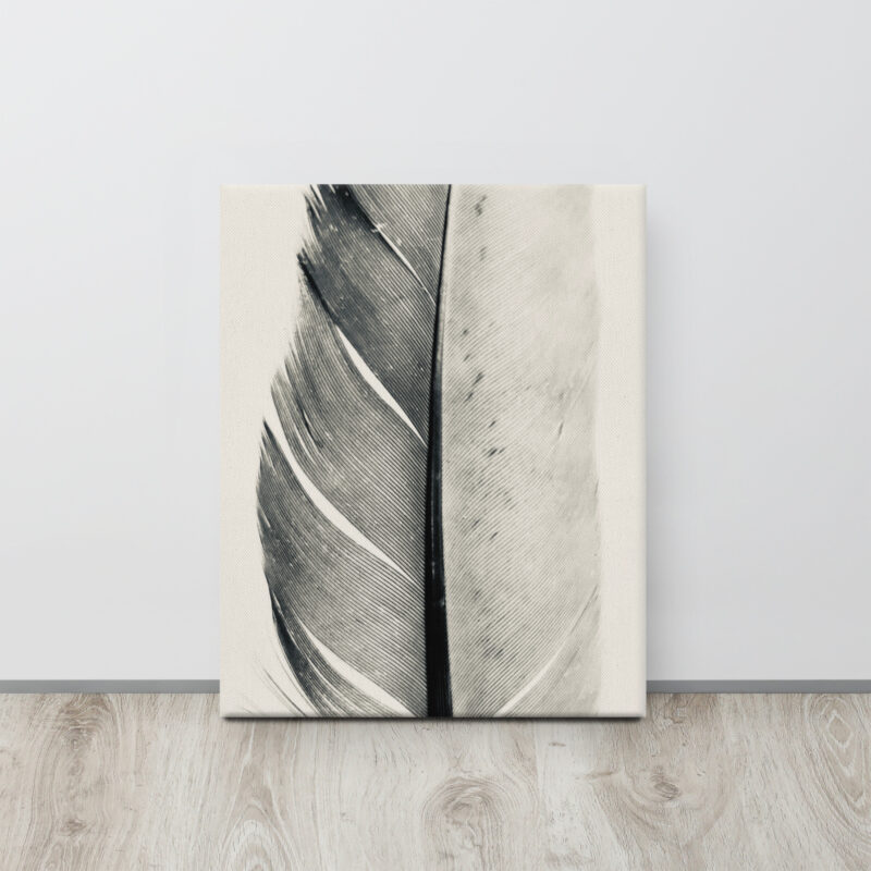 The Scholar's Quill gallery wrapped canvas art (front view)