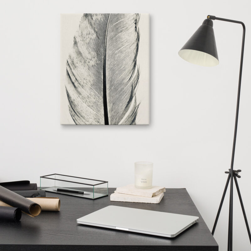 The Gentle Bend gallery wrapped canvas art (front view)