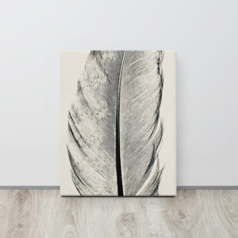 The Gentle Bend gallery wrapped canvas art (front view)