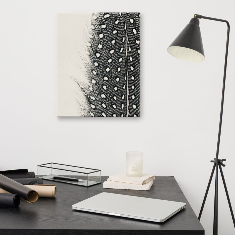 The Guinea's Path gallery wrapped canvas art (front view)