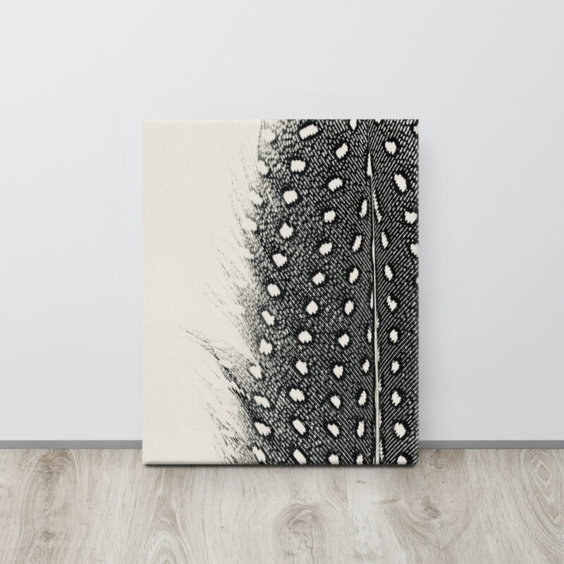 The Guinea's Path gallery wrapped canvas art (front view)