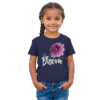 Born to Bloom – Double Cosmos kids' t-shirt – Black