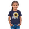 Born to Bloom – Sunflower Born to Bloom – Sunflower kids' t-shirt – Black