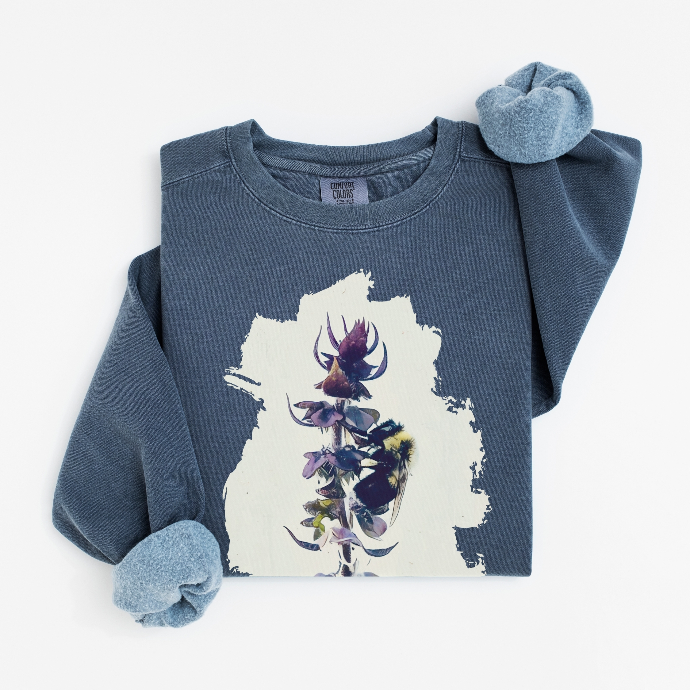 Bee & Basil – Unisex Sweatshirt Bee & Basil – Unisex Sweatshirt vintage style sweatshirts – Blue Jean