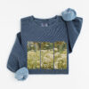 Dream Bloom vintage style sweatshirts – Blue Spruce