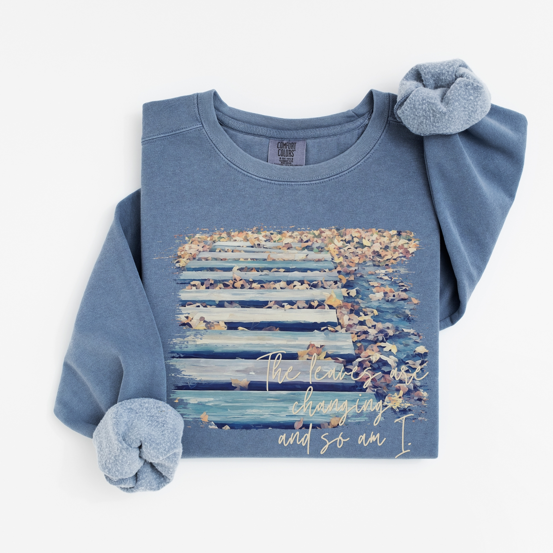 Steps of Change – Classic Fleece Sweatshirt vintage style sweatshirts – Blue Jean