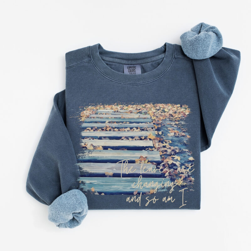 Steps of Change – Classic Fleece Sweatshirt vintage style sweatshirts – Blue Jean