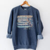 Steps of Change – Classic Fleece Sweatshirt vintage style sweatshirts – Blue Jean (front view)