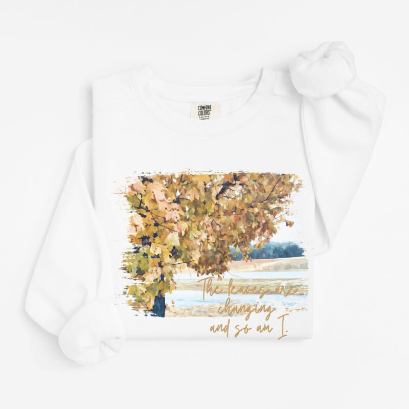 Golden Change – Vintage Fleece Sweatshirt vintage style sweatshirts – Blue Jean