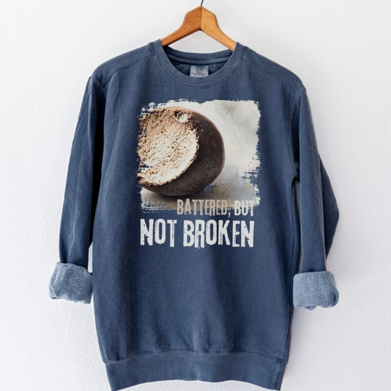 Not Broken vintage style sweatshirts – Denim