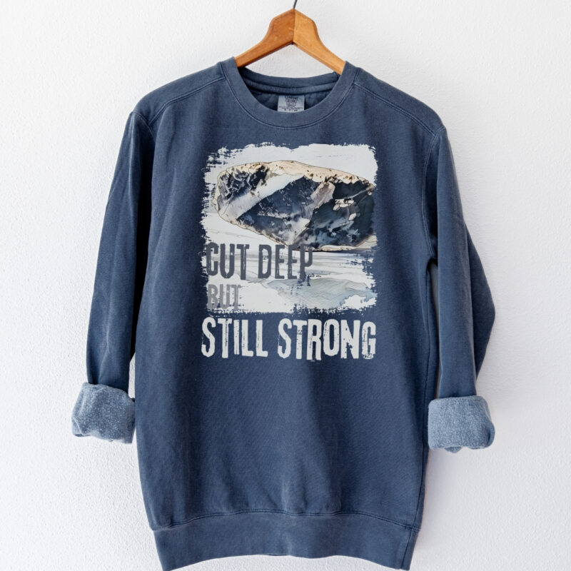 Still Strong vintage style sweatshirts – Denim