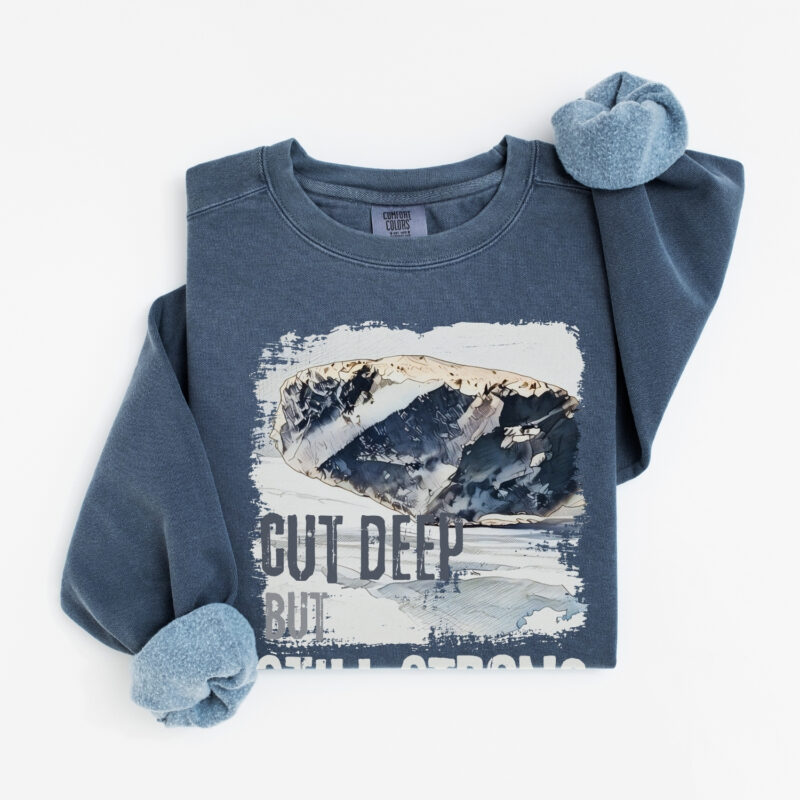 Still Strong vintage style sweatshirts – Denim