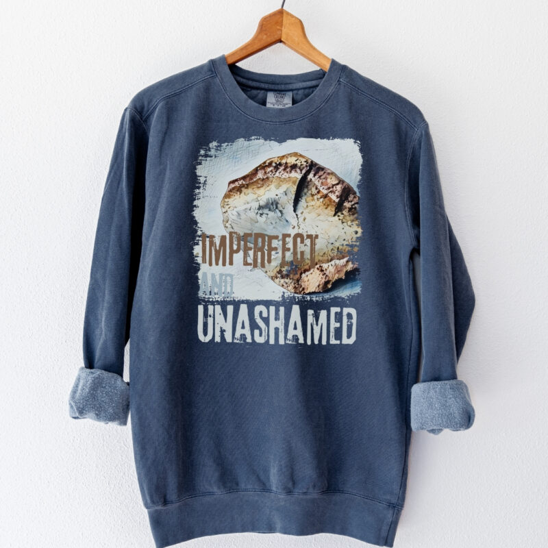 Imperfect vintage style sweatshirts – Denim