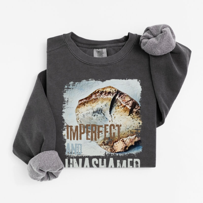 Imperfect vintage style sweatshirts – Denim
