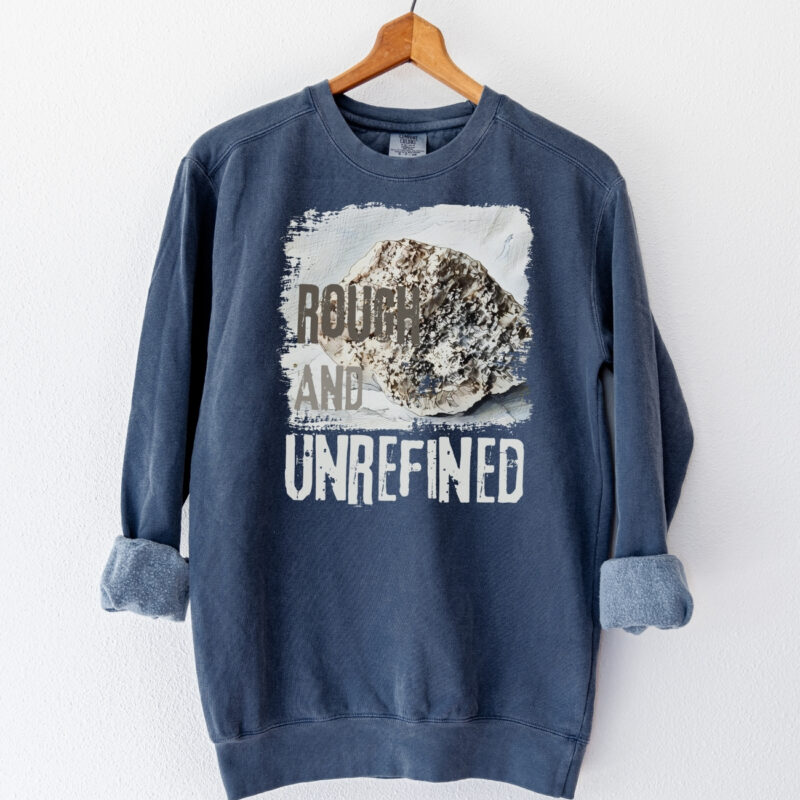 Unrefined vintage style sweatshirts – Denim