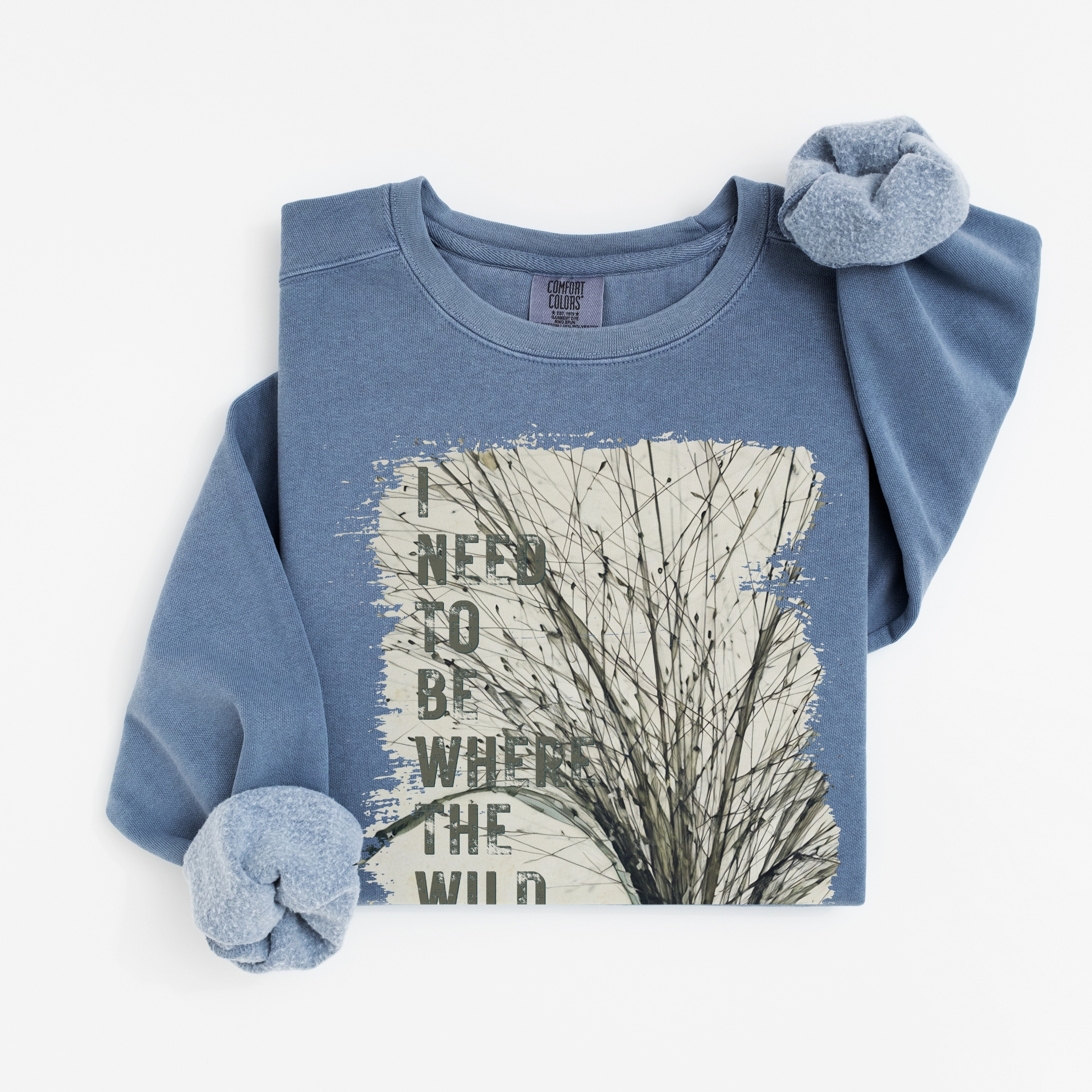 Grassy Sway — Field Edition Sweatshirt Grassy Sway — Field Edition Sweatshirt vintage style sweatshirts – Blue Jean