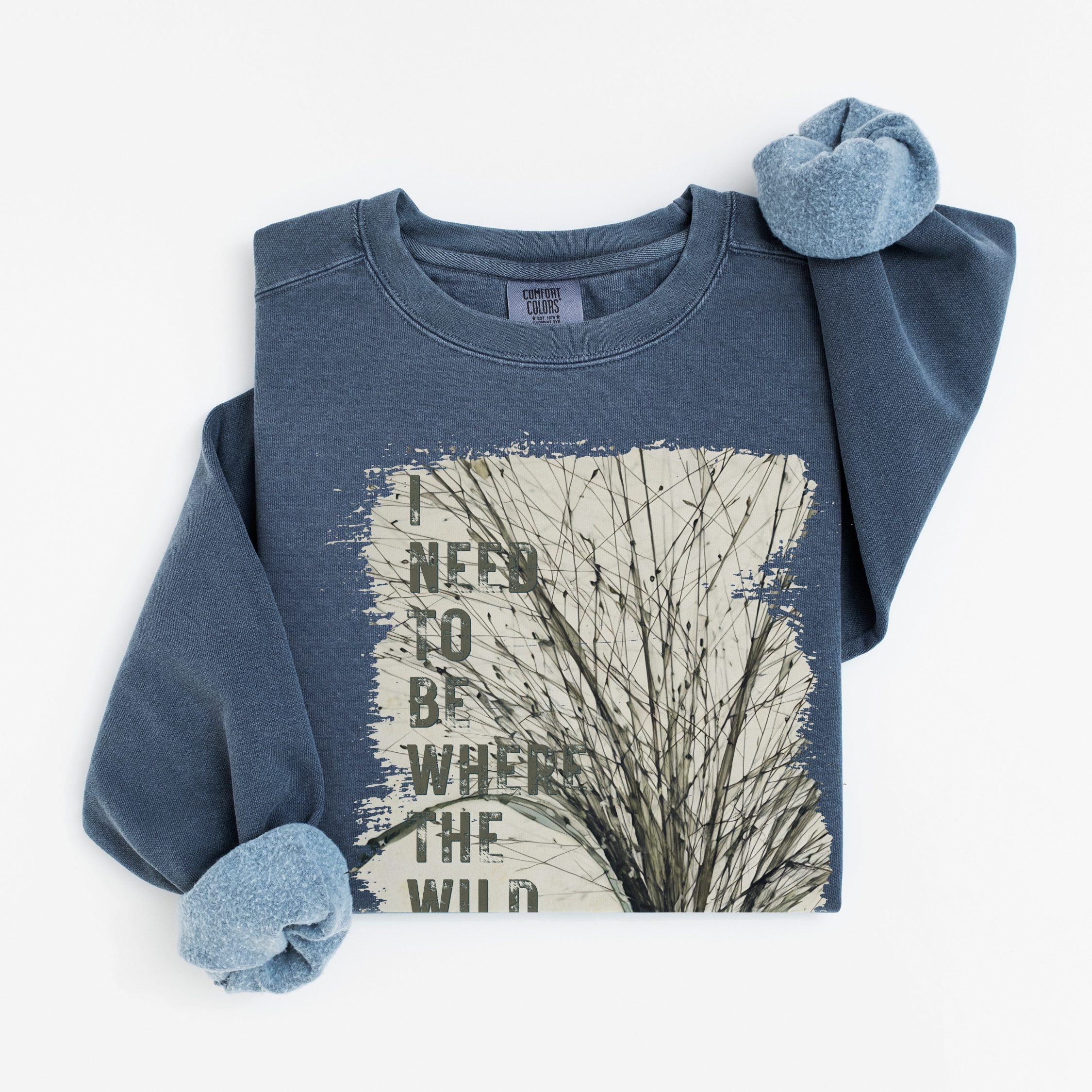 Grassy Sway — Field Edition Sweatshirt Grassy Sway — Field Edition Sweatshirt vintage style sweatshirts – Blue Jean