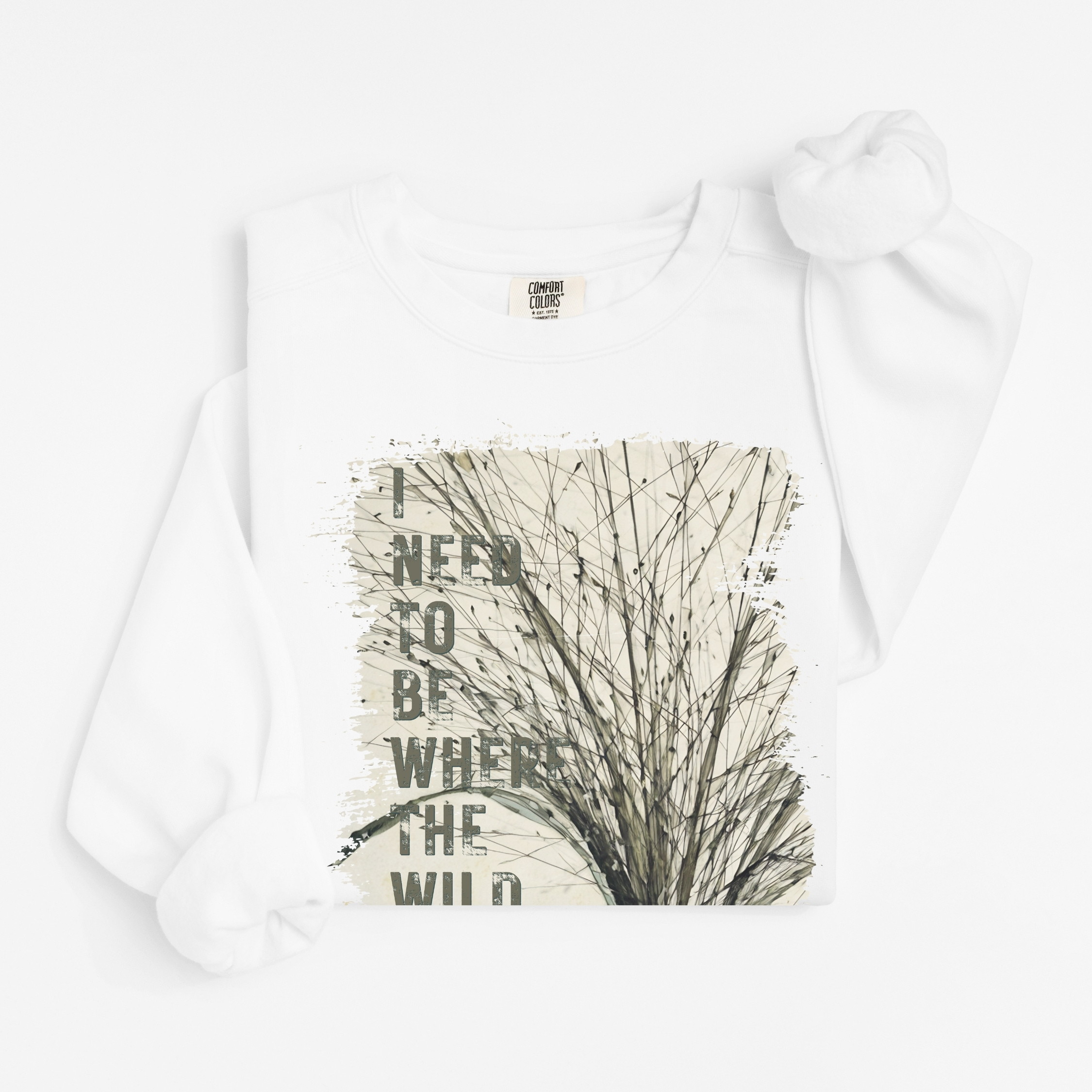 Grassy Sway — Field Edition Sweatshirt Grassy Sway — Field Edition Sweatshirt vintage style sweatshirts – Blue Jean