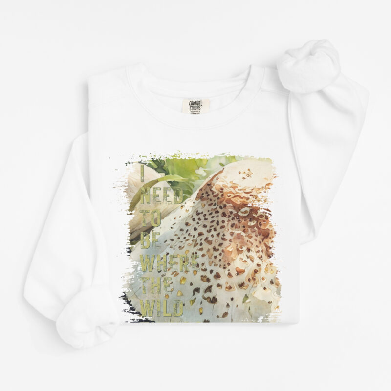 Wild Things – Mushroom vintage style sweatshirts – Blue Jean