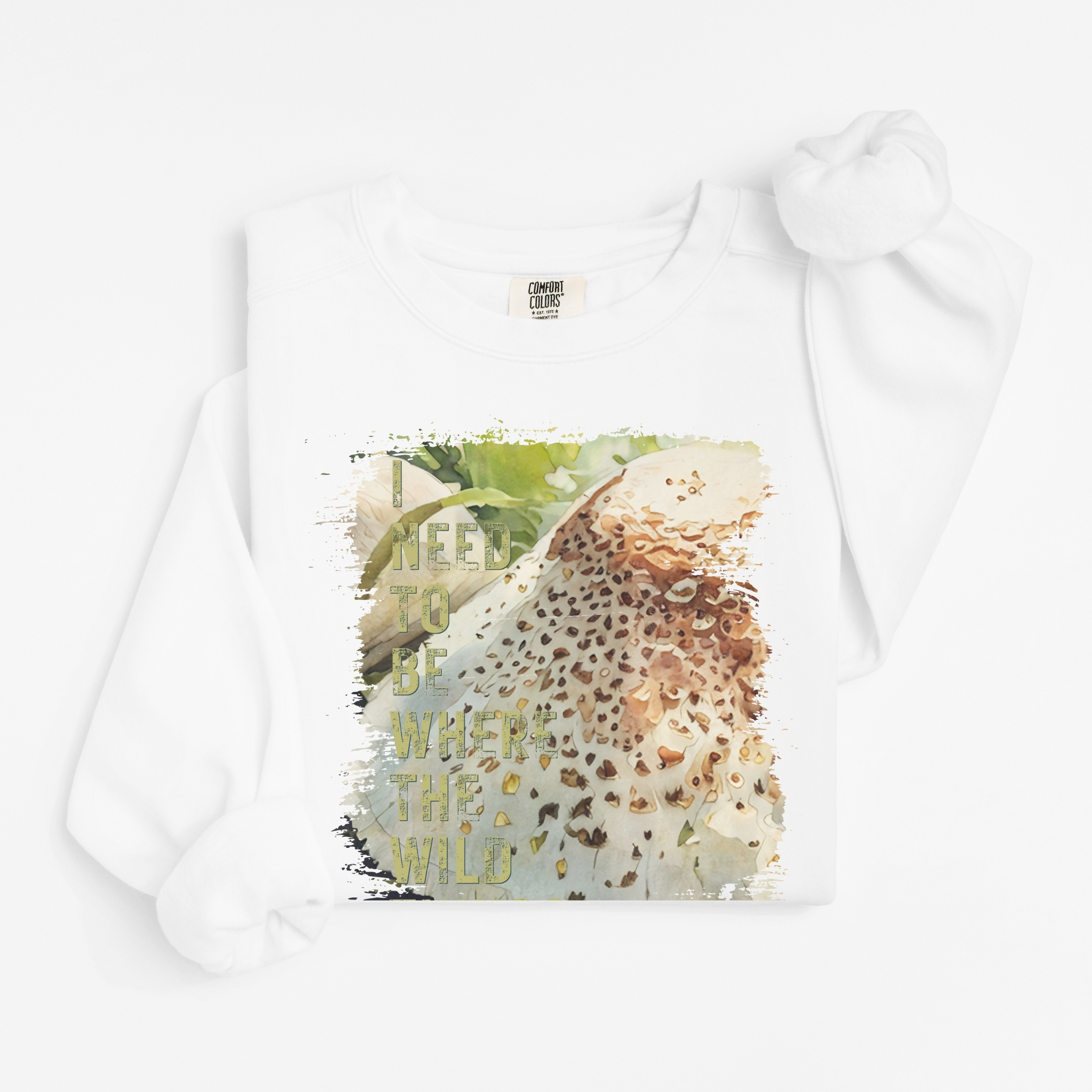 Wild Things – Mushroom vintage style sweatshirts – Blue Jean