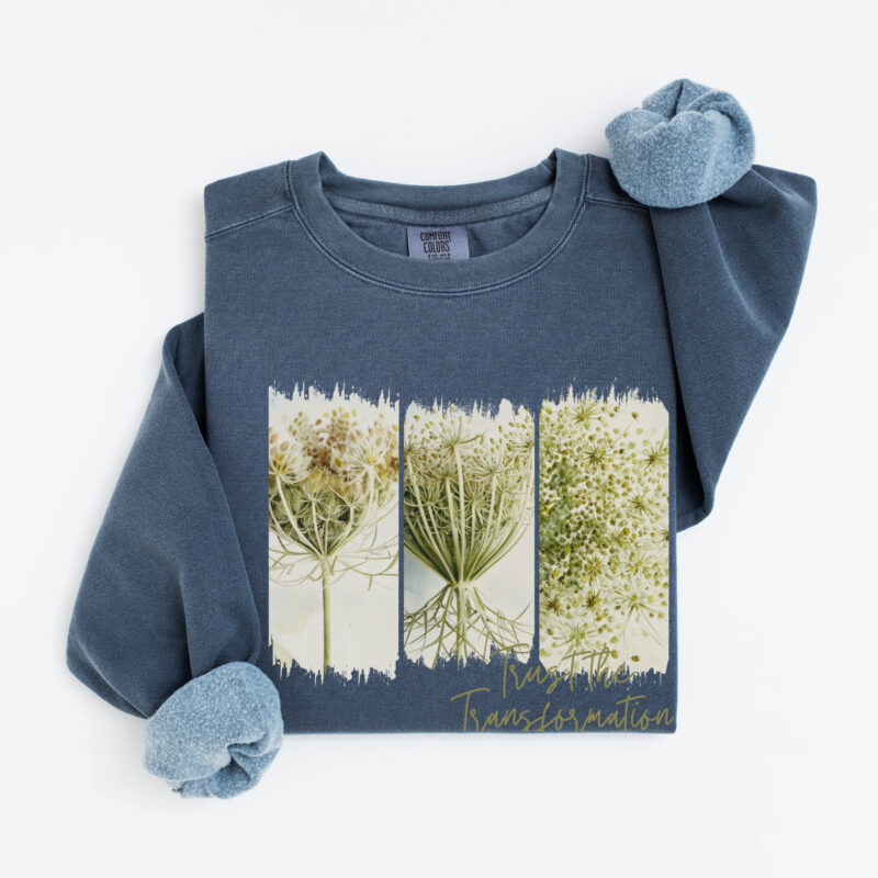 Lace Transformation Lace Transformation vintage style sweatshirts – Blue Spruce