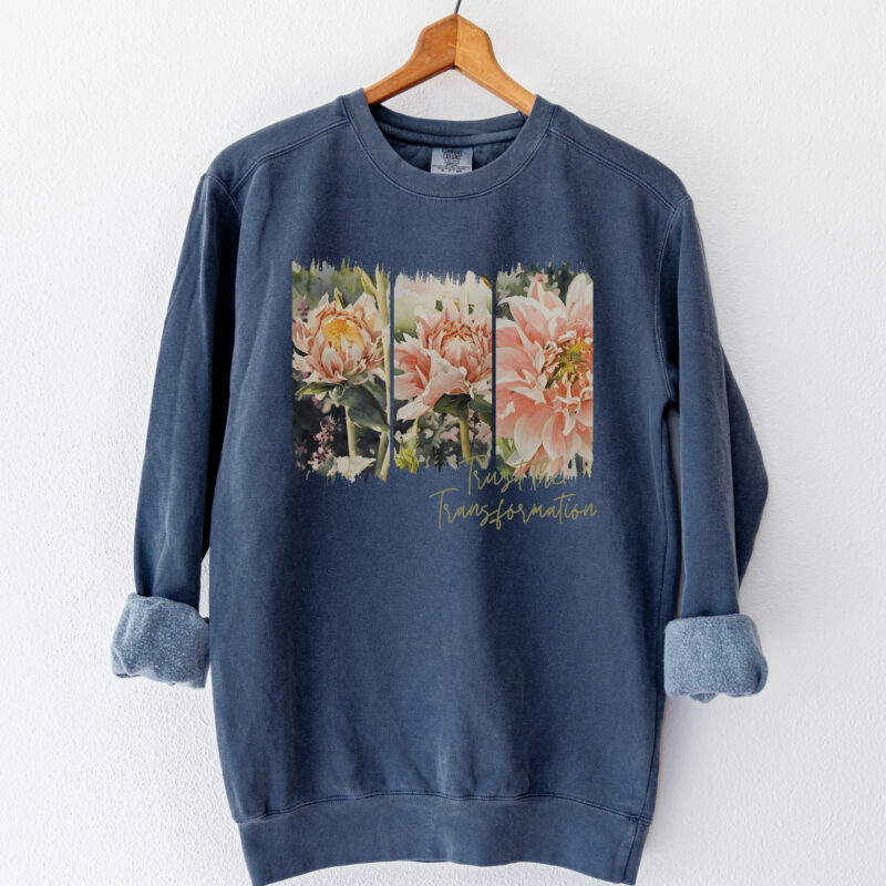 Becoming – Sweatshirt Becoming – Sweatshirt vintage style sweatshirts – Blue Spruce