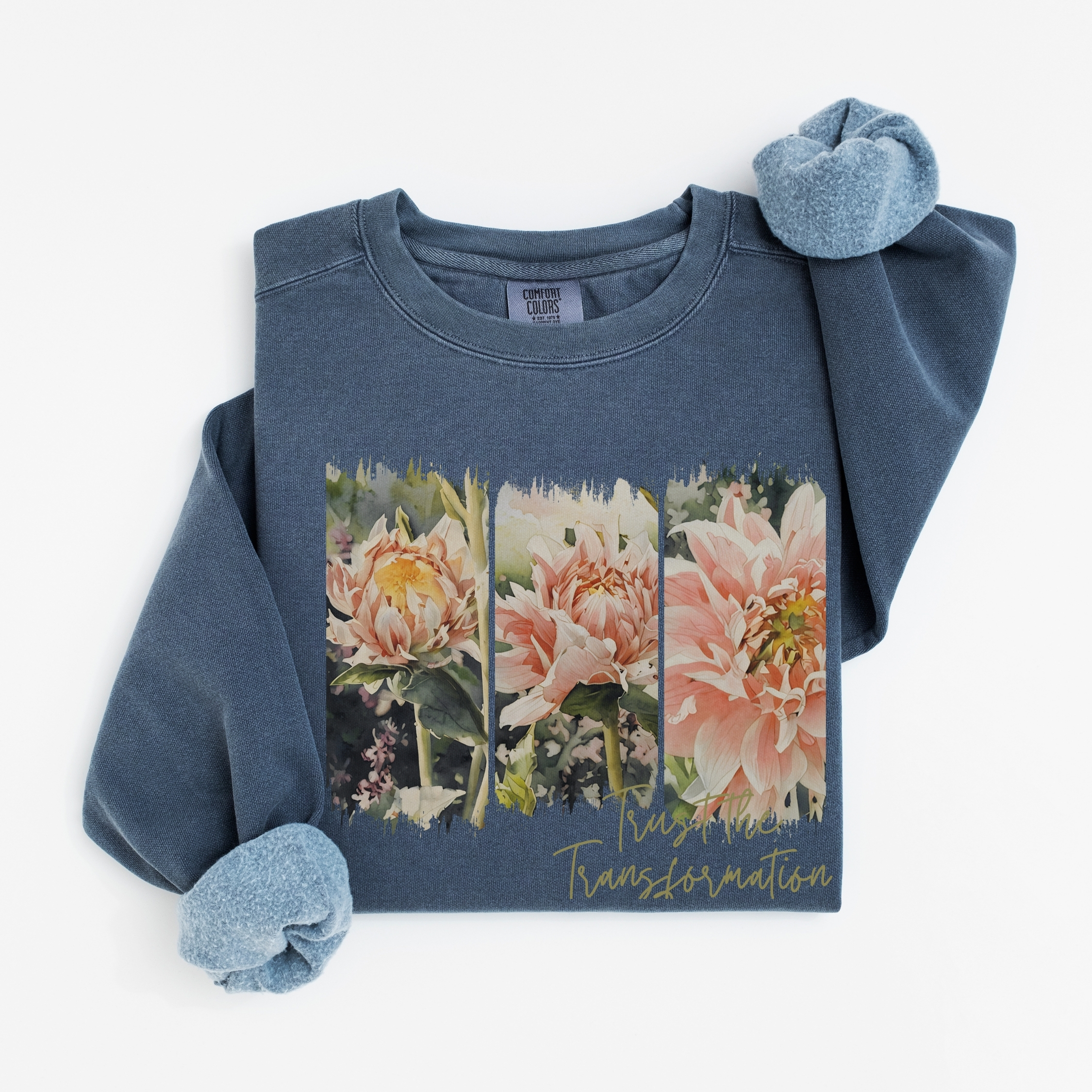 Becoming – Sweatshirt Becoming – Sweatshirt vintage style sweatshirts – Blue Spruce