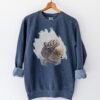 Acorn Acorn vintage style sweatshirts – Denim (front view)