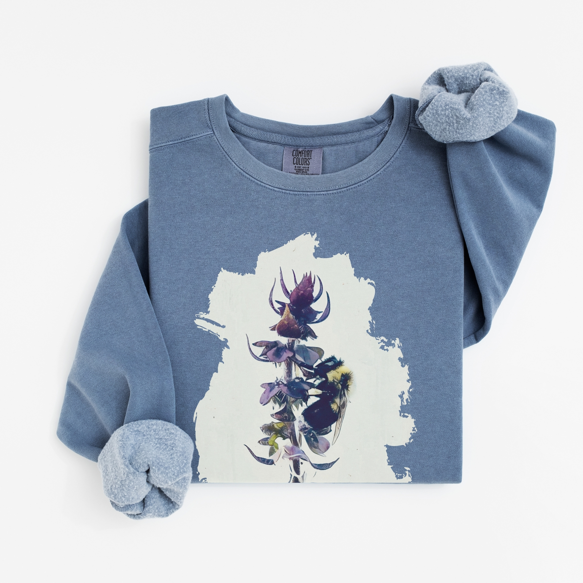 Bee & Basil – Unisex Sweatshirt Bee & Basil – Unisex Sweatshirt vintage style sweatshirts – Blue Jean