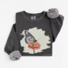 Monarch & Bloom – Unisex Sweatshirt vintage style sweatshirts – Blue Jean