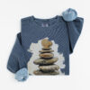 Stacked Stones Stacked Stones vintage style sweatshirts – Denim