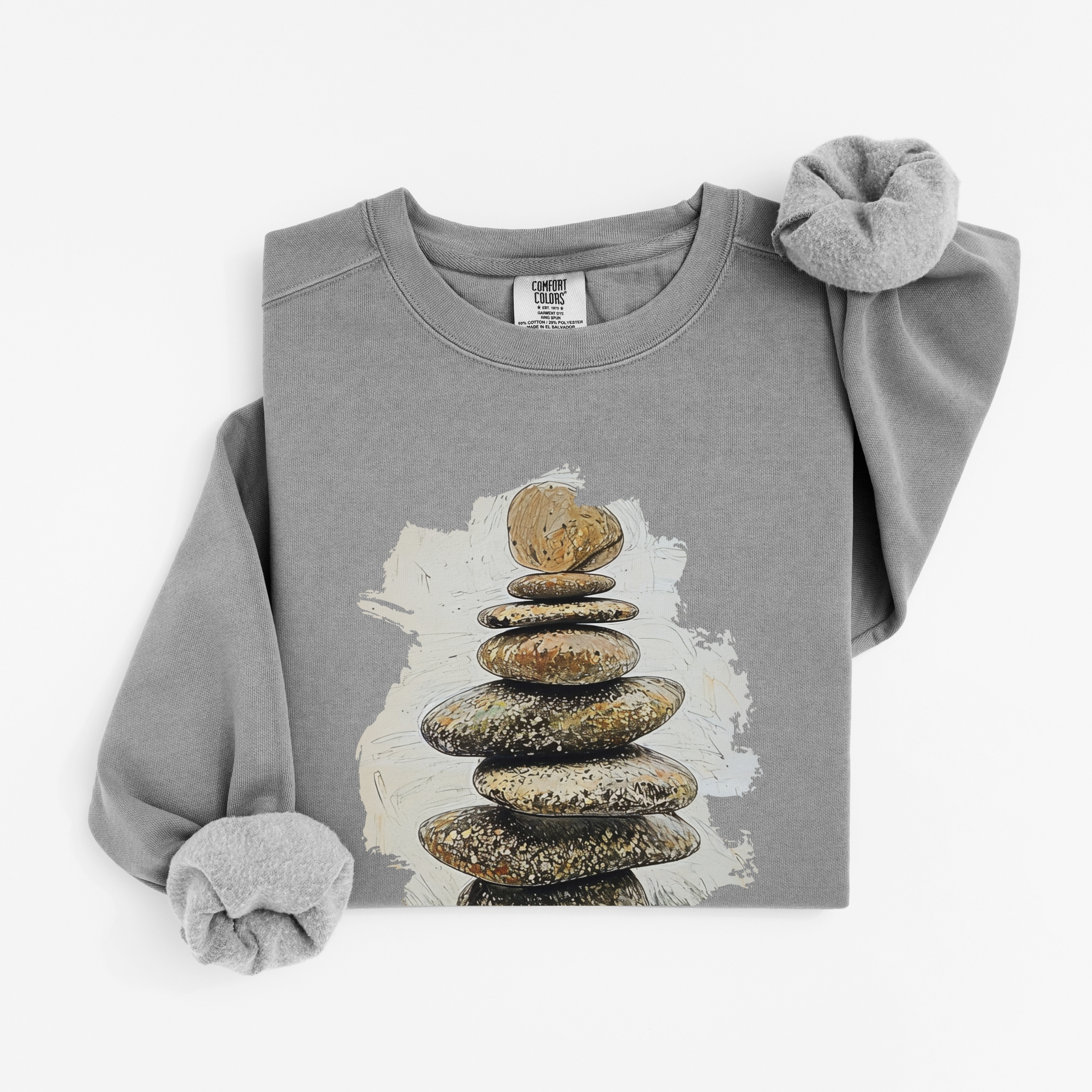 Stacked Stones Stacked Stones vintage style sweatshirts – Denim