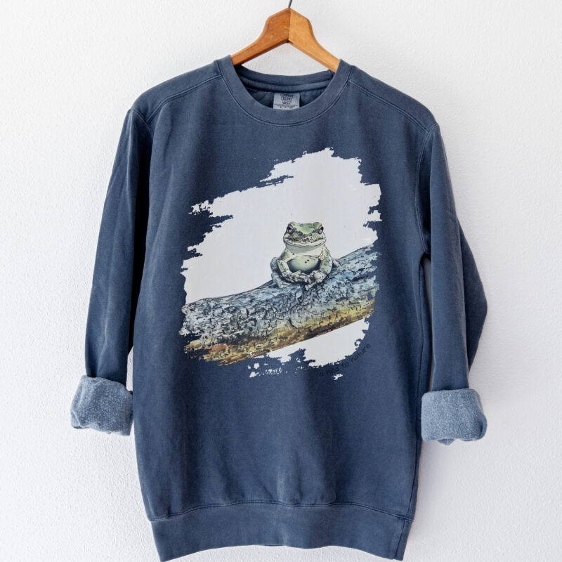 Tree Frog Tree Frog vintage style sweatshirts – Blue Spruce