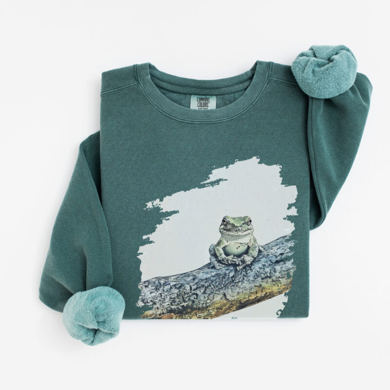 Tree Frog Tree Frog vintage style sweatshirts – Blue Spruce