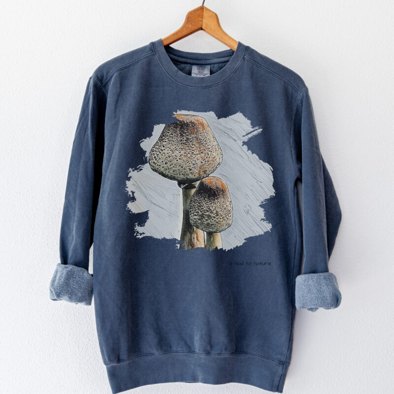 Mushroom Mushroom vintage style sweatshirts – Denim