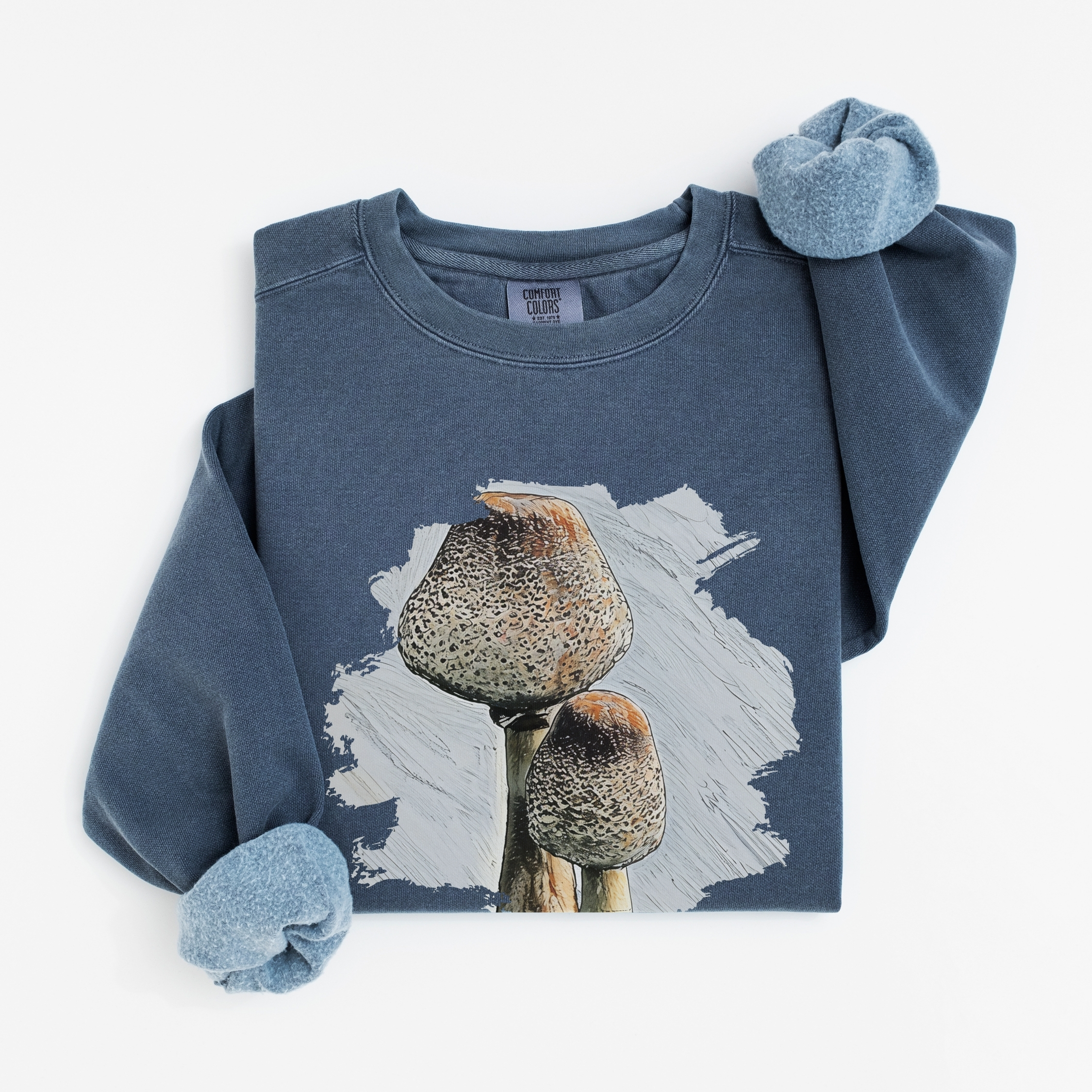 Mushroom Mushroom vintage style sweatshirts – Denim