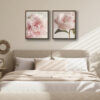 Contoured Bloom framed canvas art