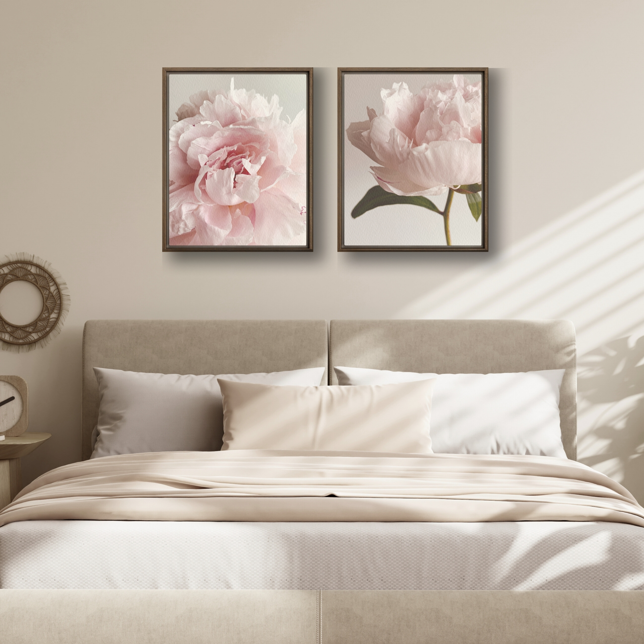 Contoured Bloom framed canvas art