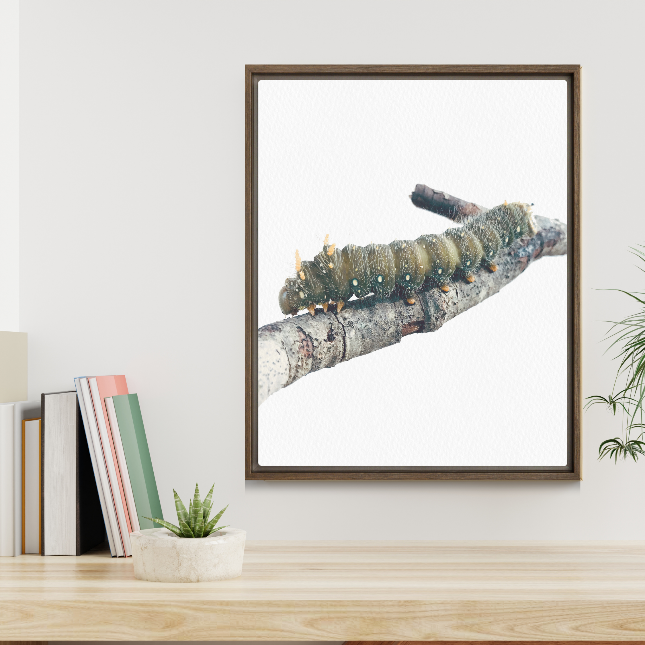 The Intern framed canvas art