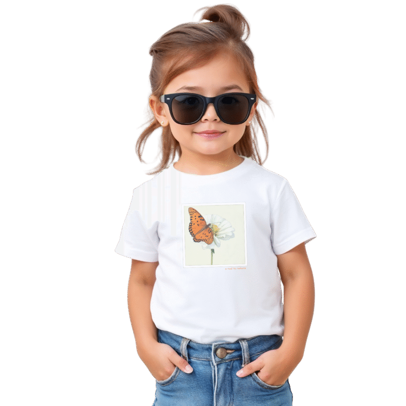 Flutter & Bloom – Children’s Tee kids' t-shirt – Black