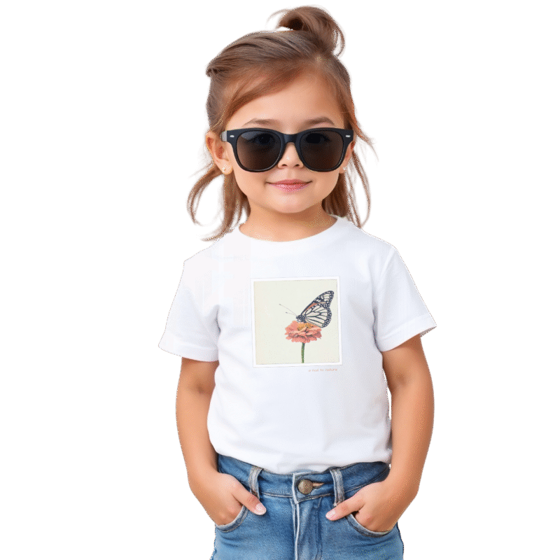 Monarch & Bloom – Children’s Tee kids' t-shirt – Black