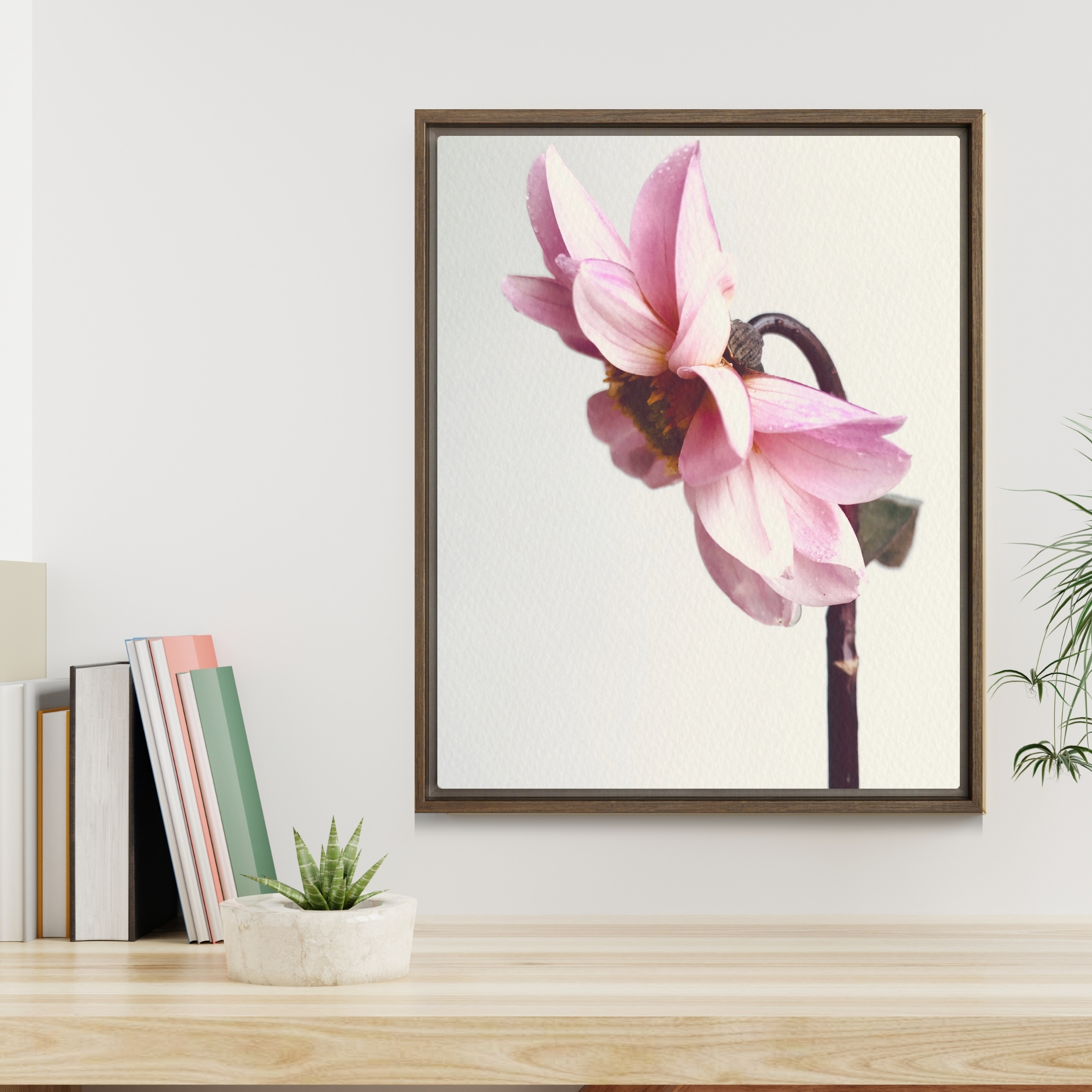 Reverent Bloom Reverent Bloom framed canvas art