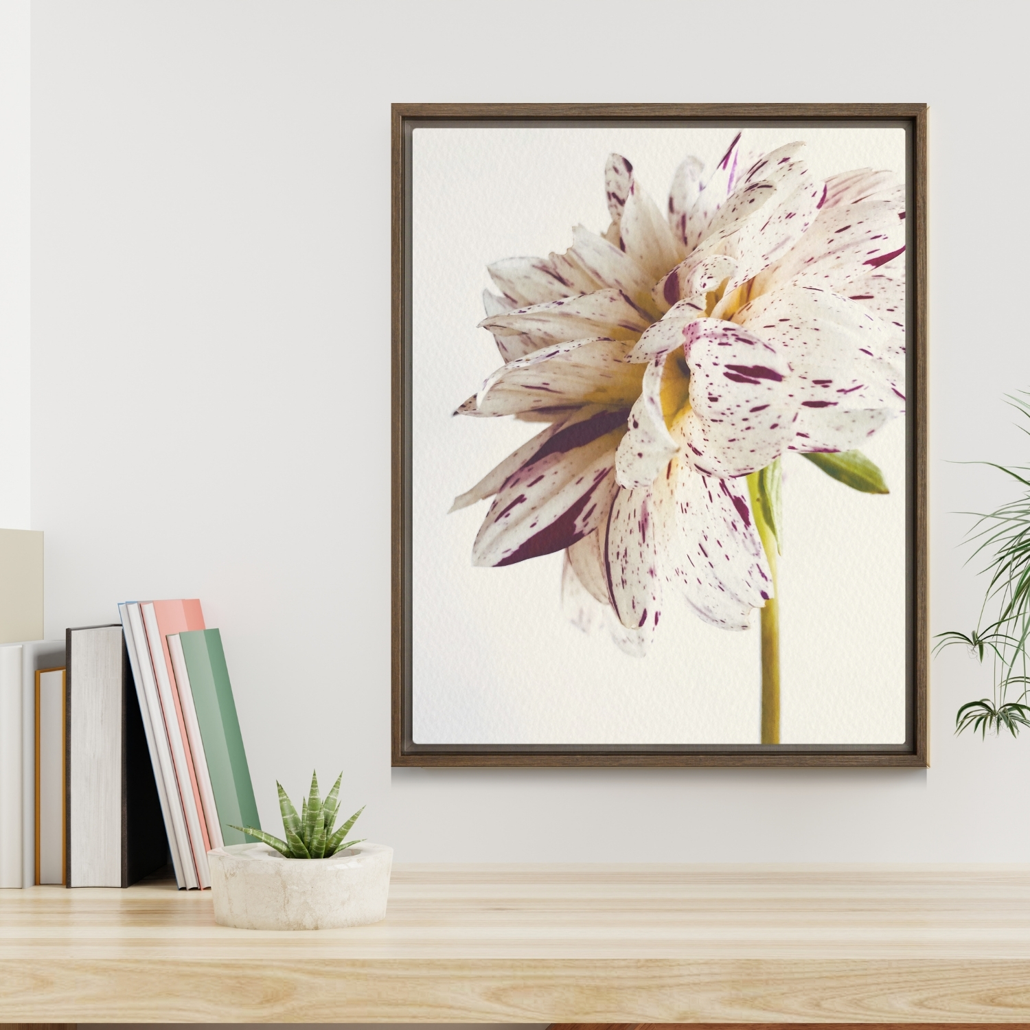 Freckled Bloom Freckled Bloom framed canvas art