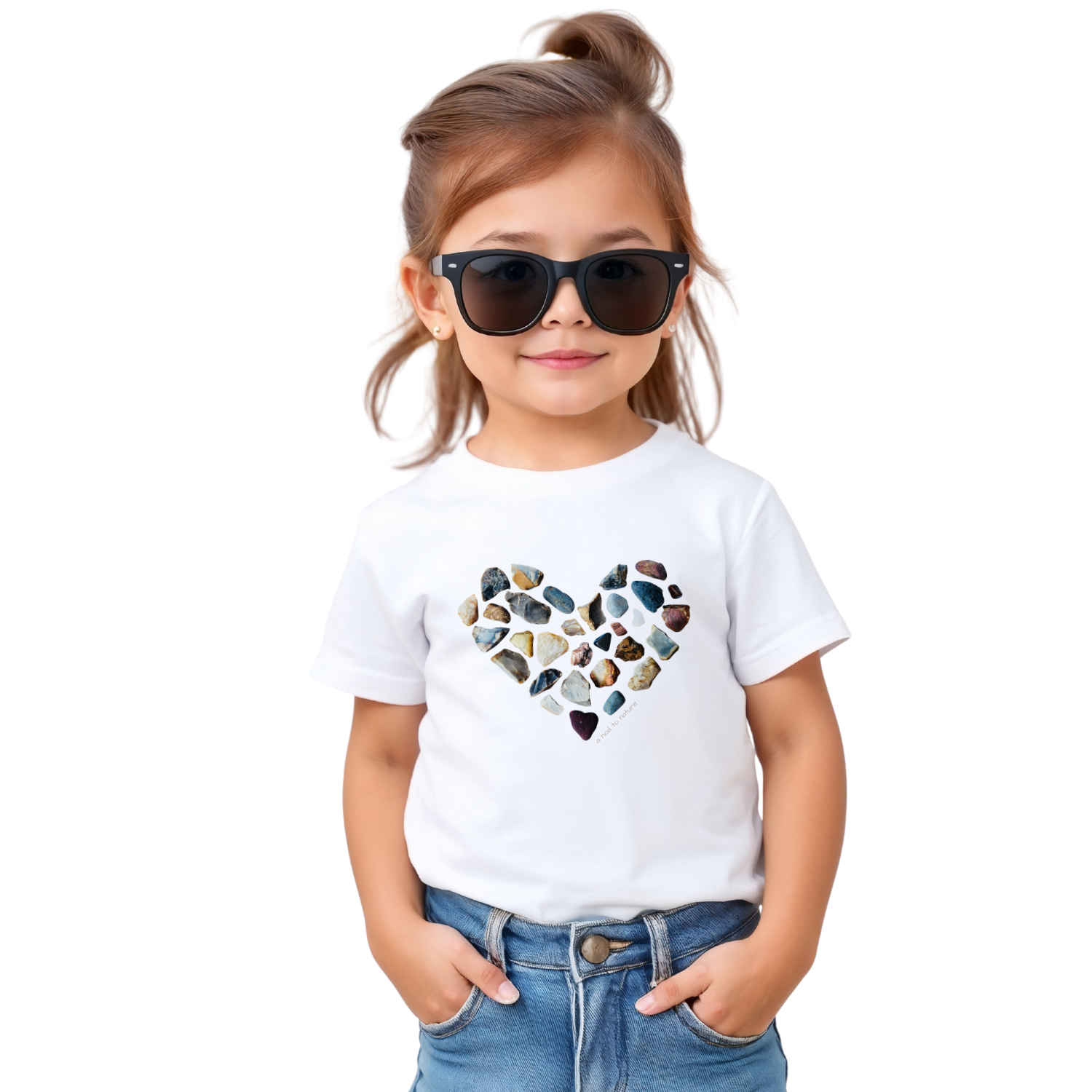 Pebble Heart Pebble Heart kids' t-shirt – Black