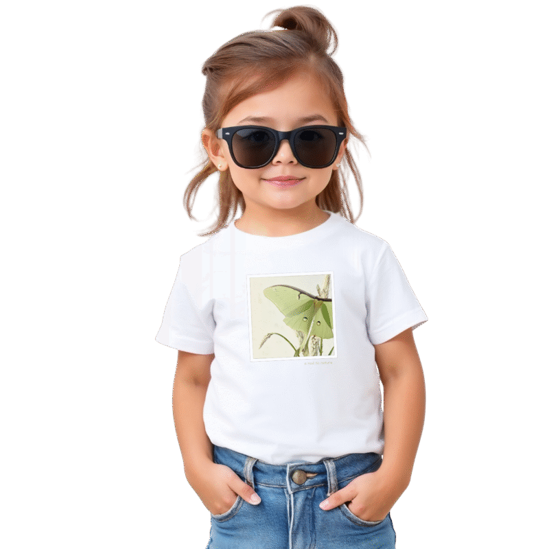 Luna kids' t-shirt – Black