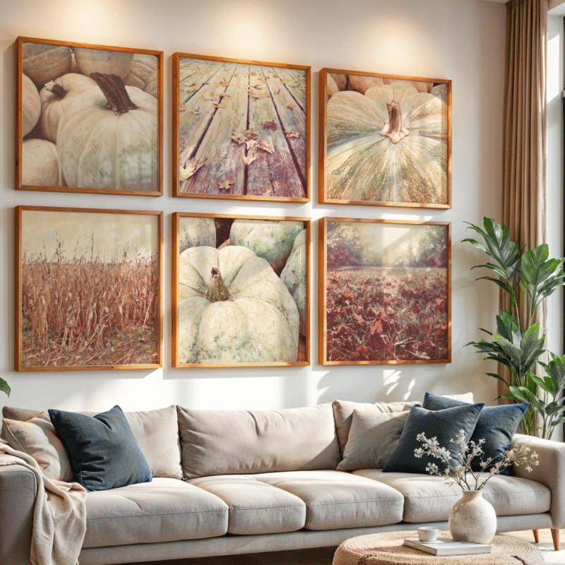 Autumn in Six Squares Autumn in Six Squares art prints